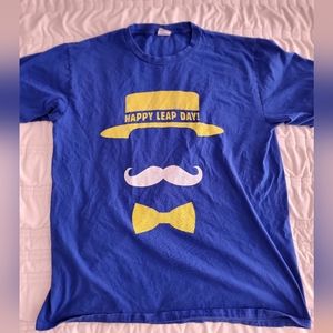 Happy Leap Day Tshirt Mens Large Cotton